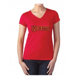 Knights Ladies V-neck T-shirt